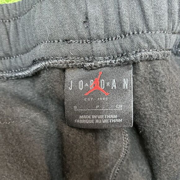 Nike Air Jordan Flight Essentials Sweats Higgers Pants Mens Size Small Black - Picture 5 of 5